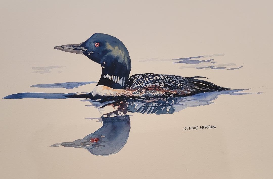"Floating" by Bonnie Bergan, CNYWS 2024 Exhibit