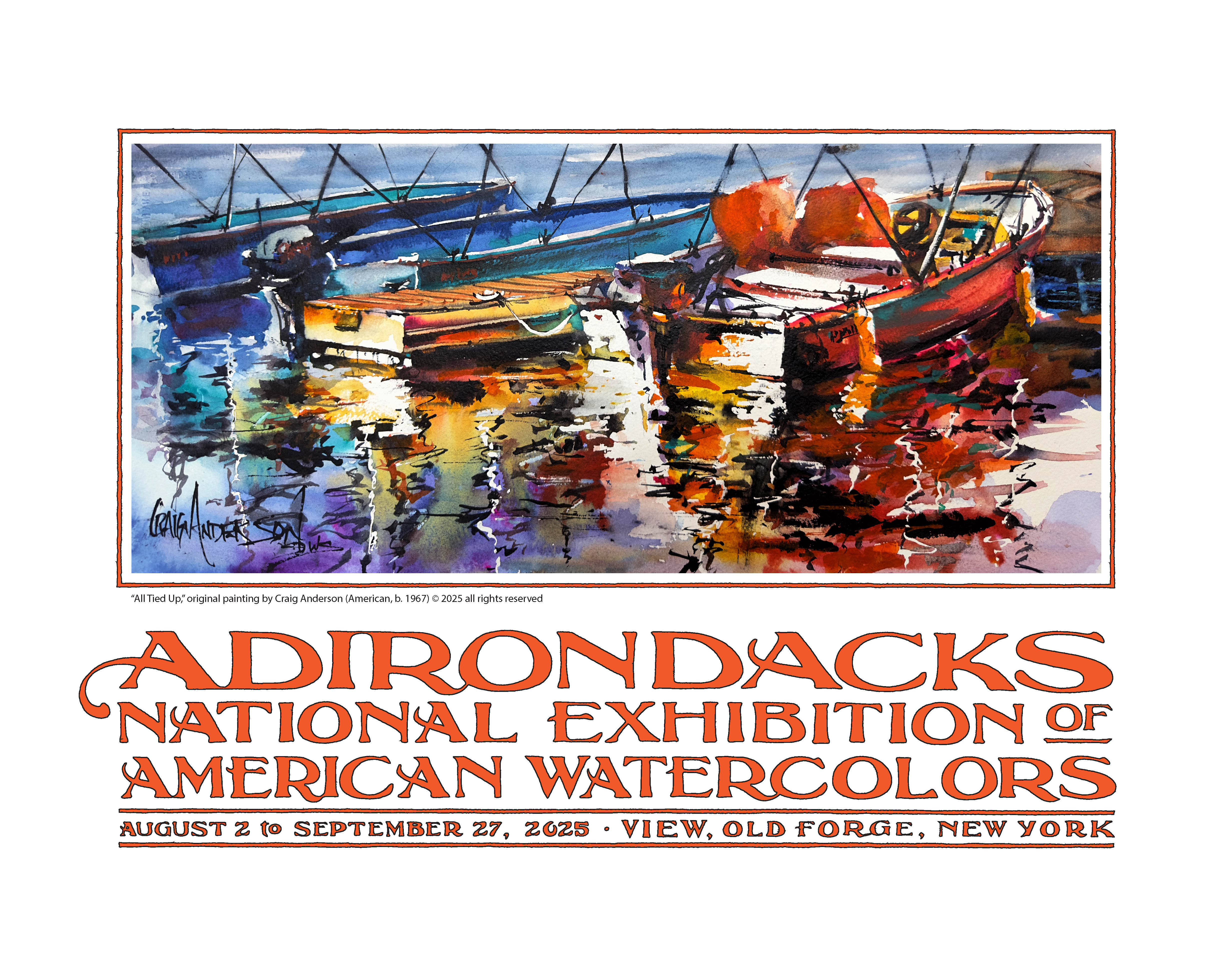 Craig Anderson 2025 ANEAW Postermockup 22 v2.5x28.5