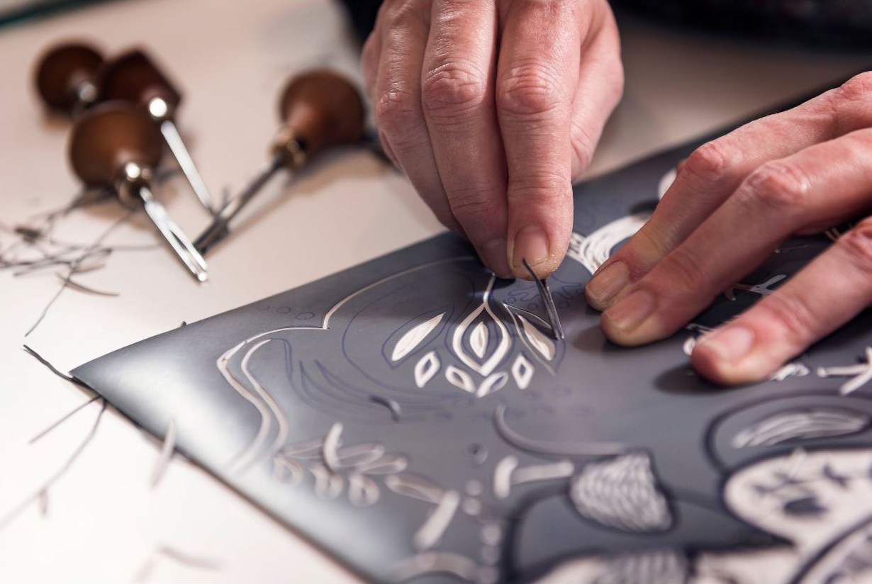 Lino Block Printmaking Class