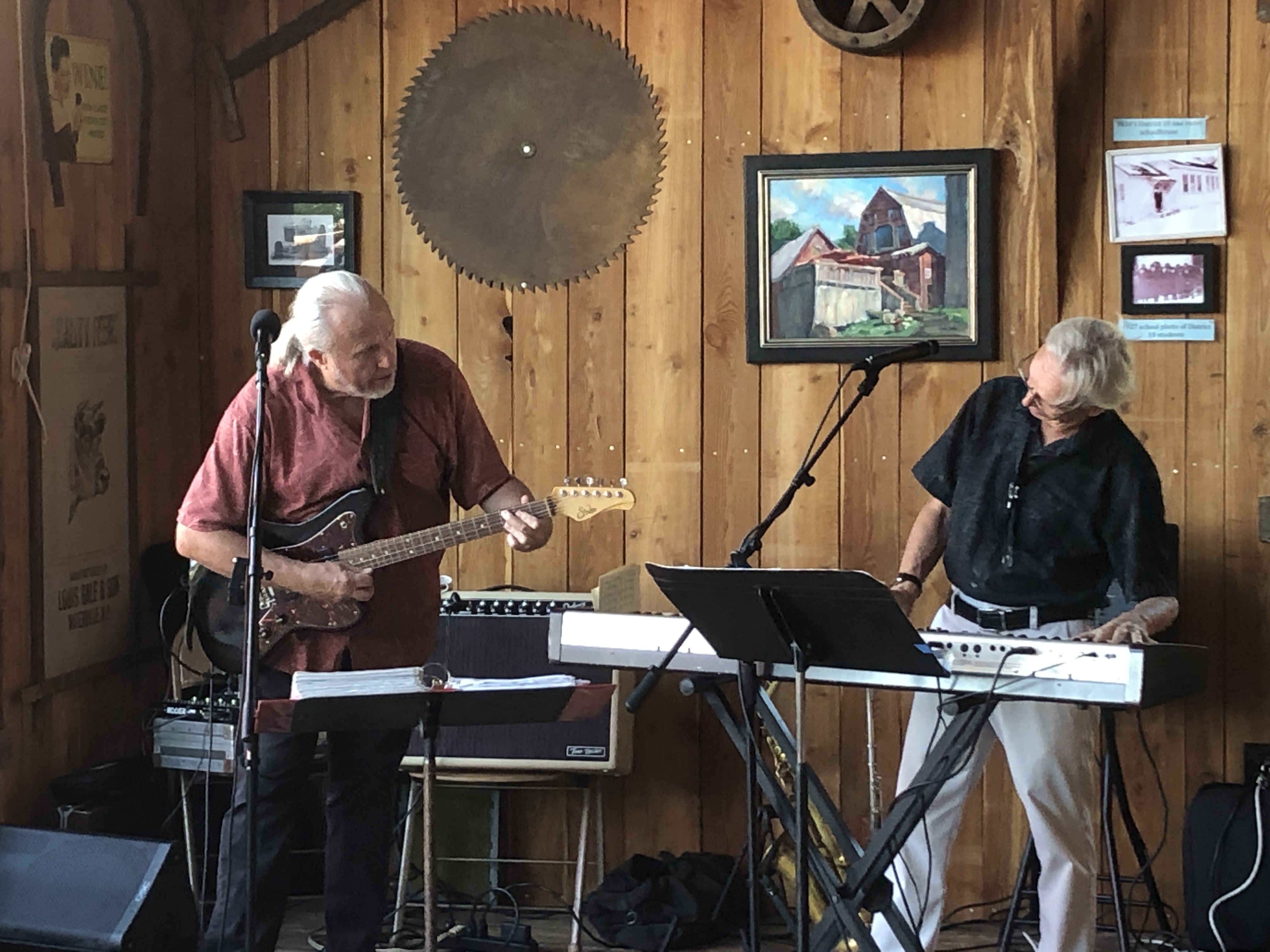 Monk Rowe and John Hutson