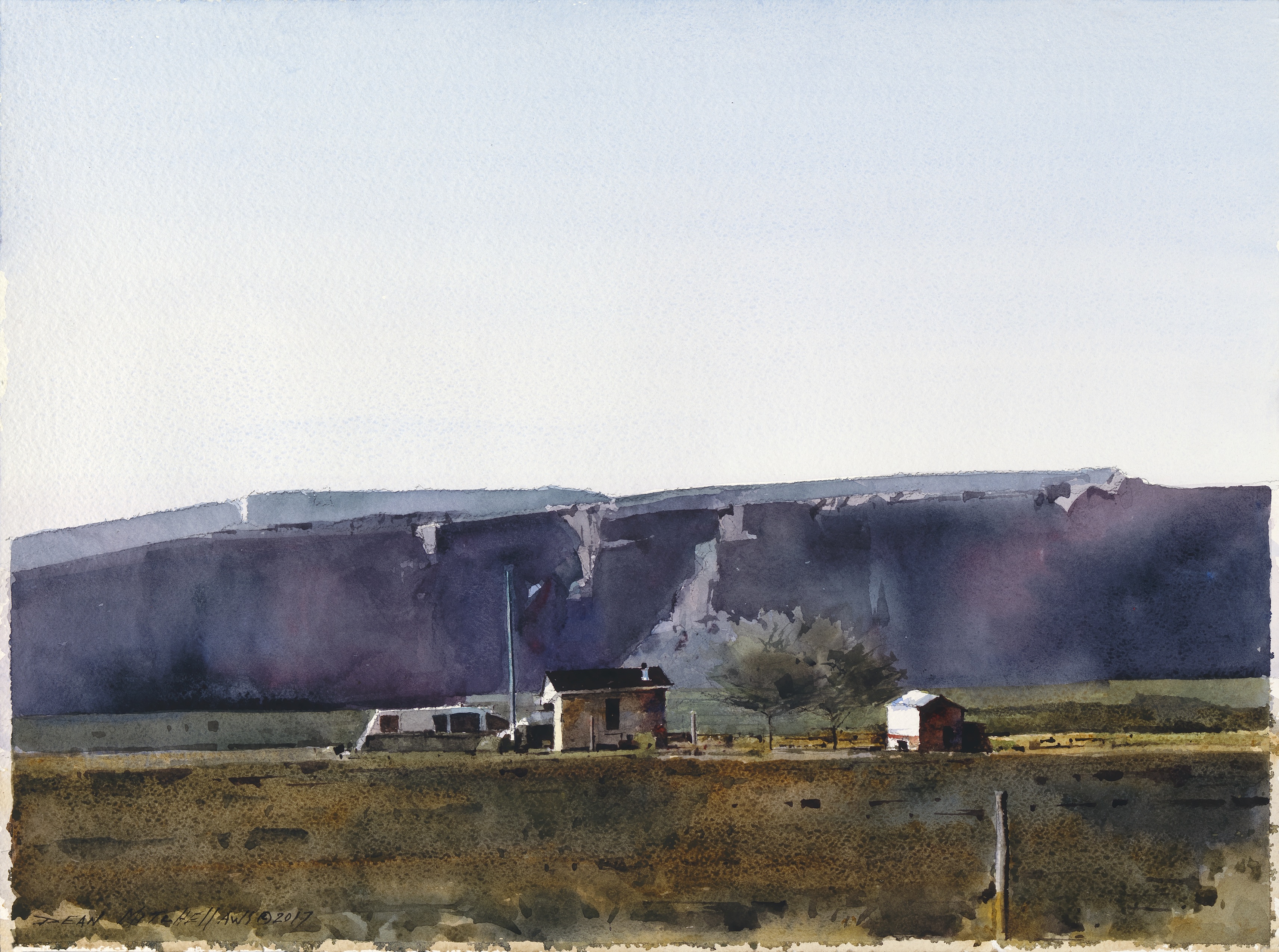 Morning light watercolor 18 x24 