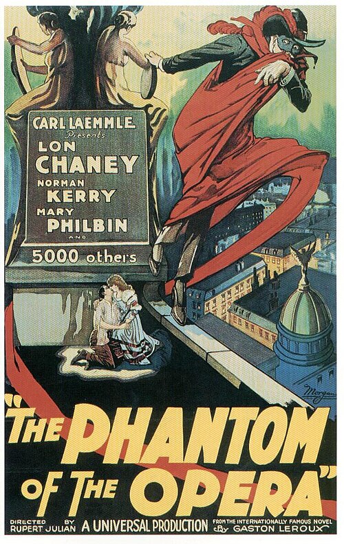 Phantom of the opera 1925 poster