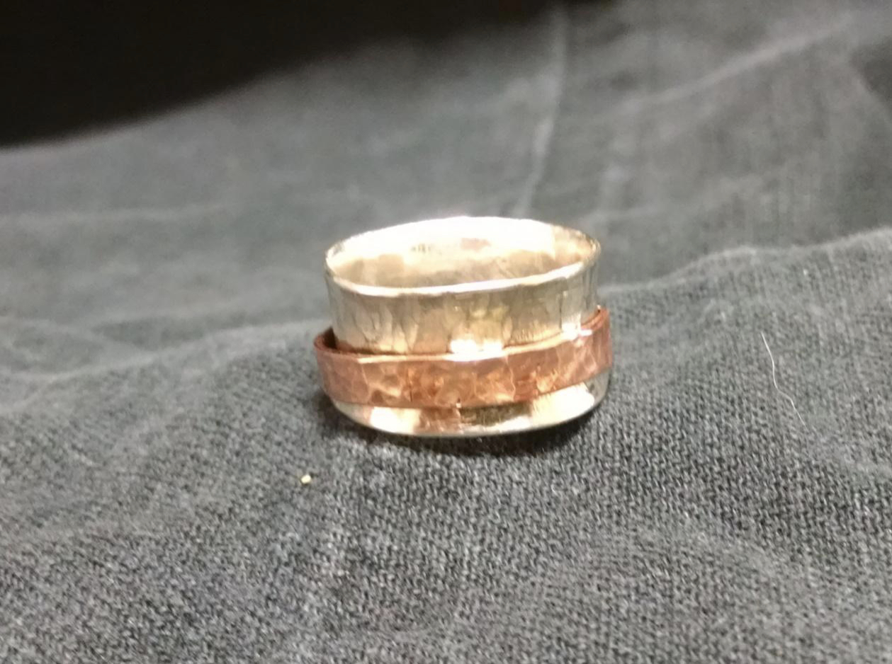 Silver Spinner Ring Robert Moore