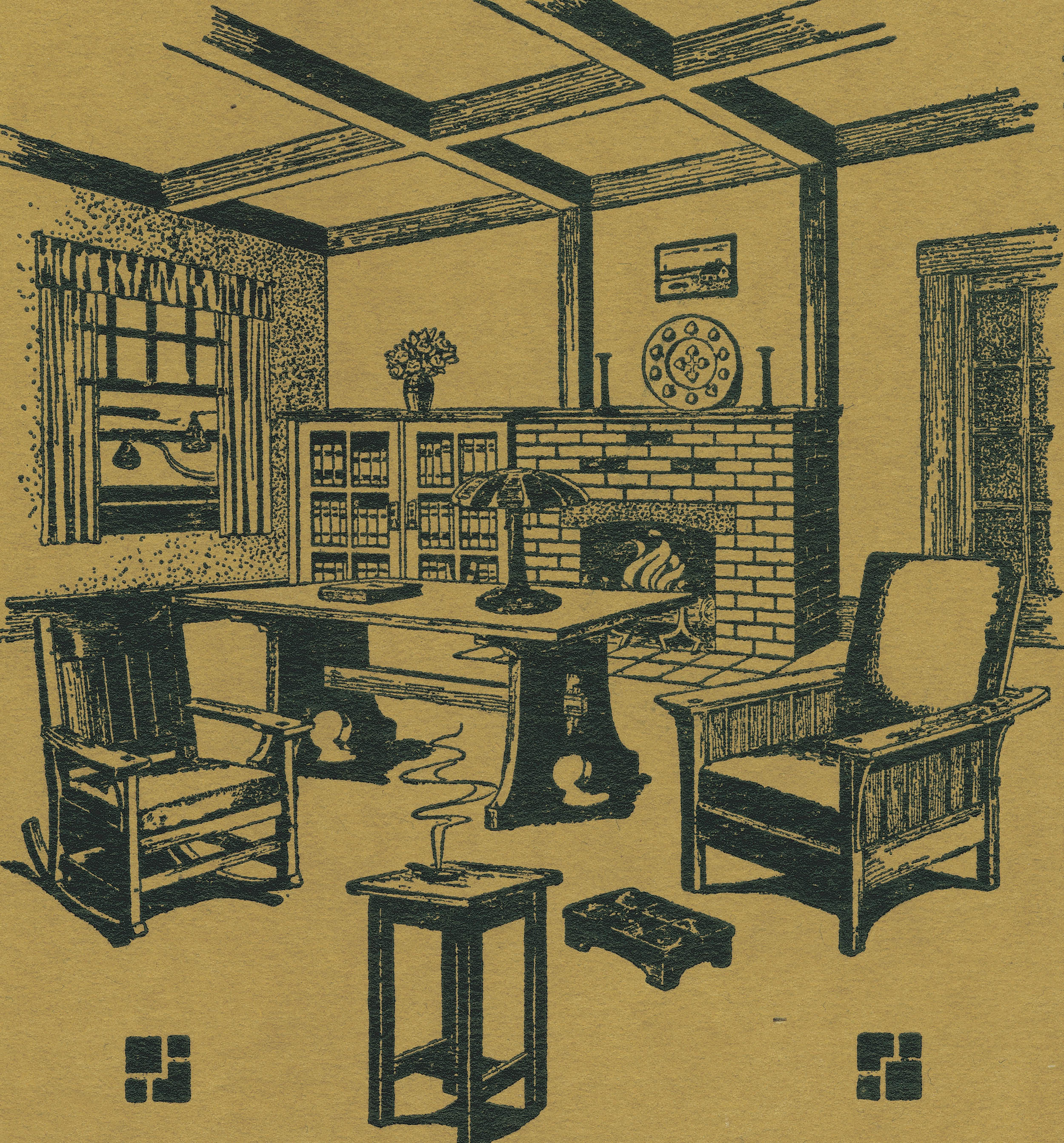drawing from work of ljg catalog cover copy