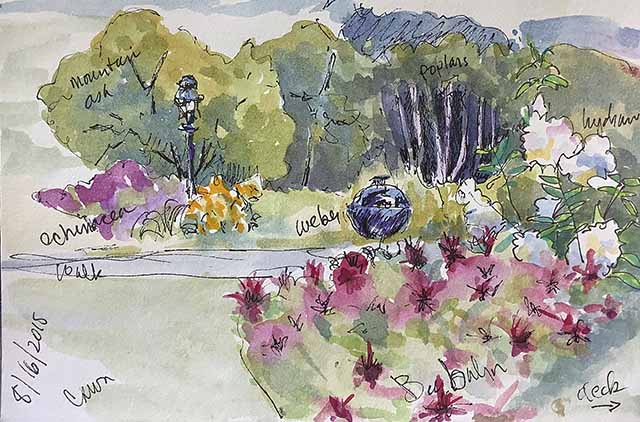sketch blue rd summer