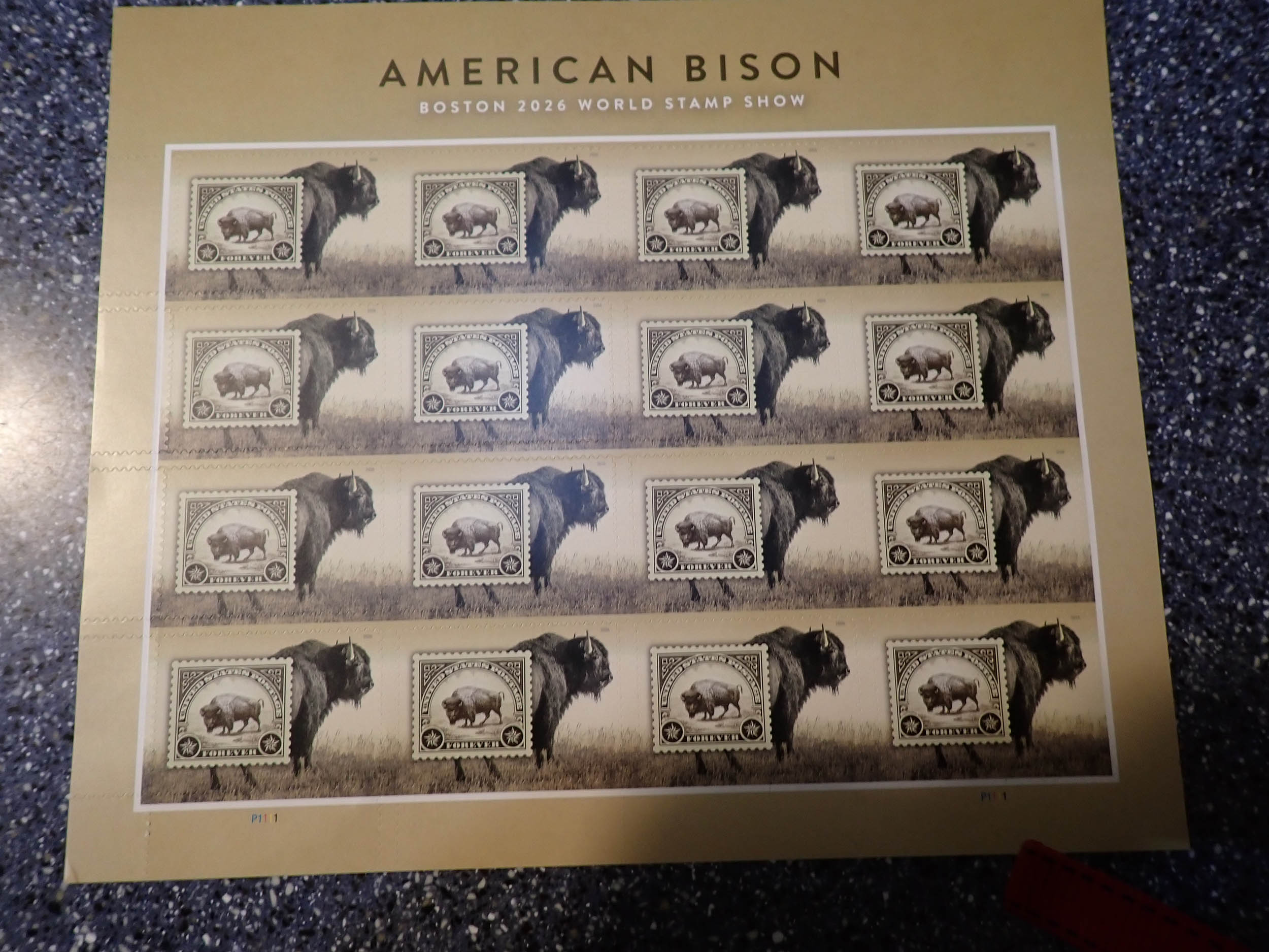 gl 365 bison stamps