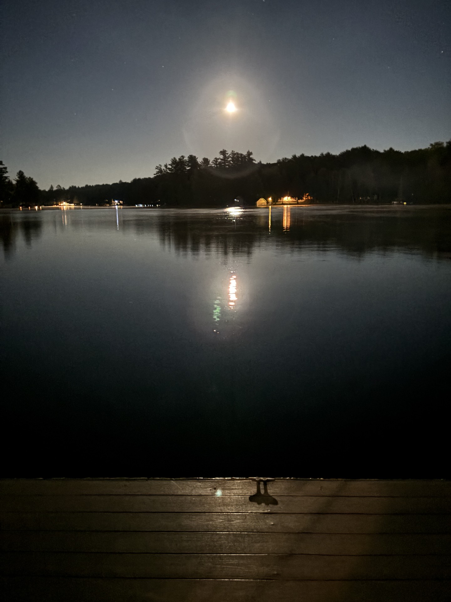 gl 378 Full Moon over Old Forge Pond